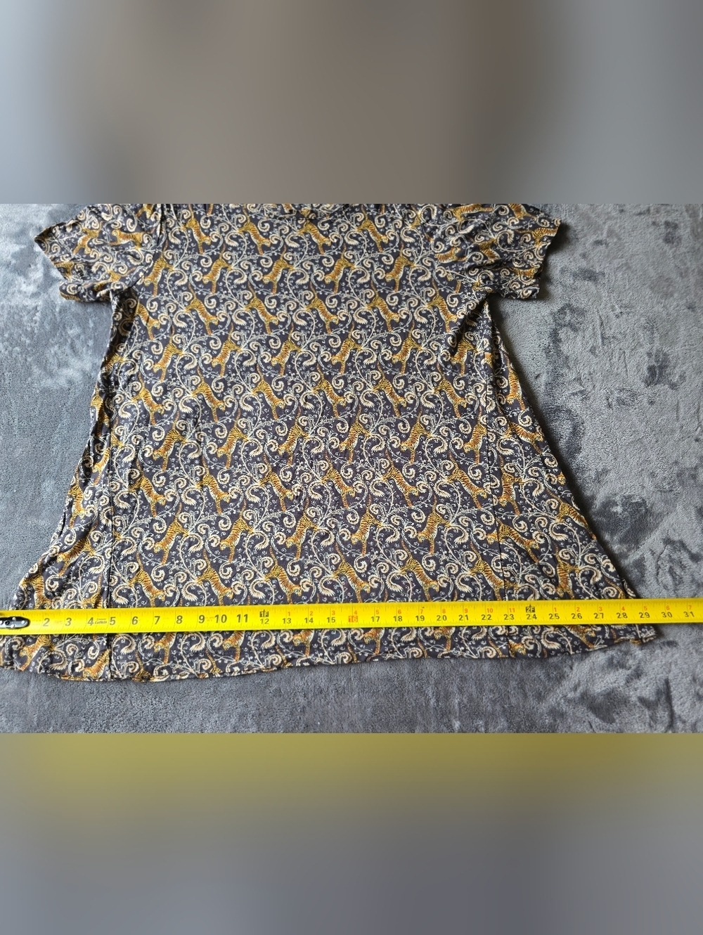 Fat Face Tiger Print Tunic Size 8 View 6